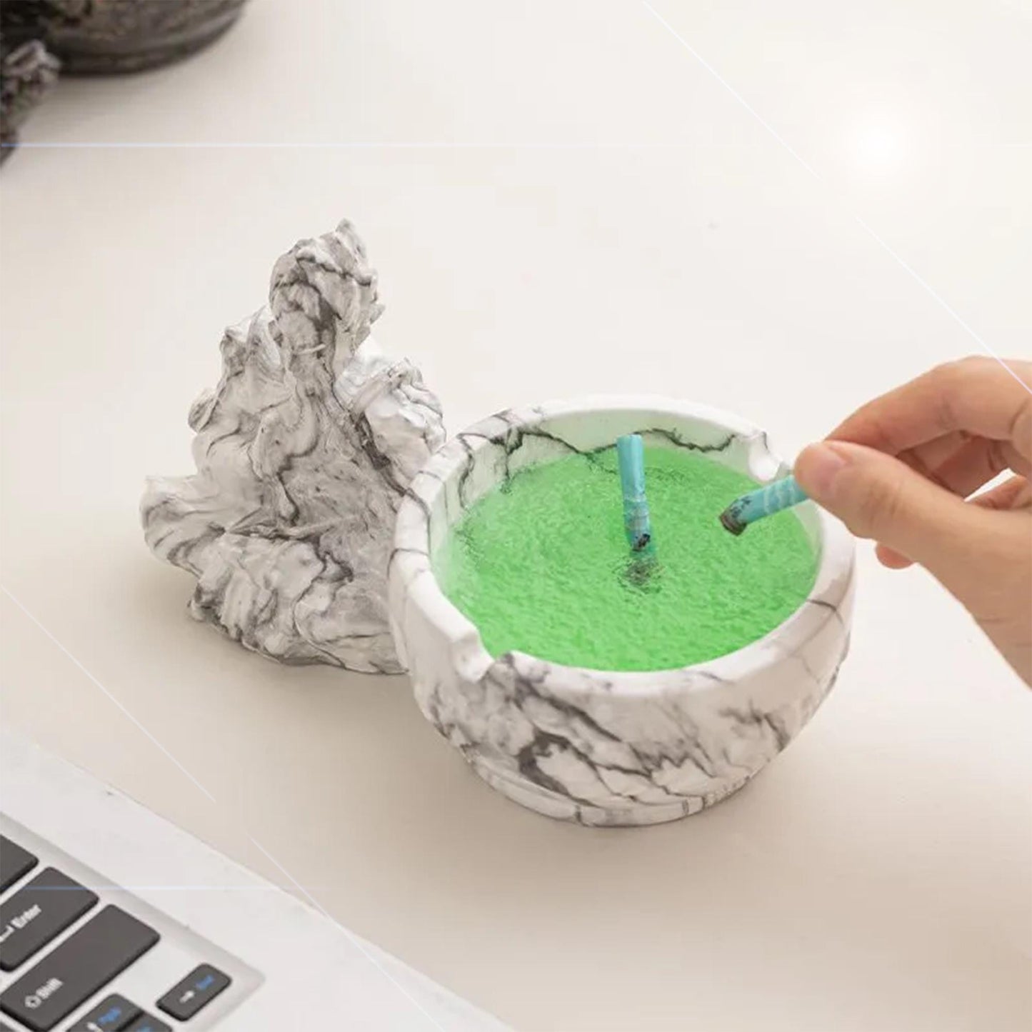 Sculpted Sun Wukong Ashtray (Marble or Glitter Finish)