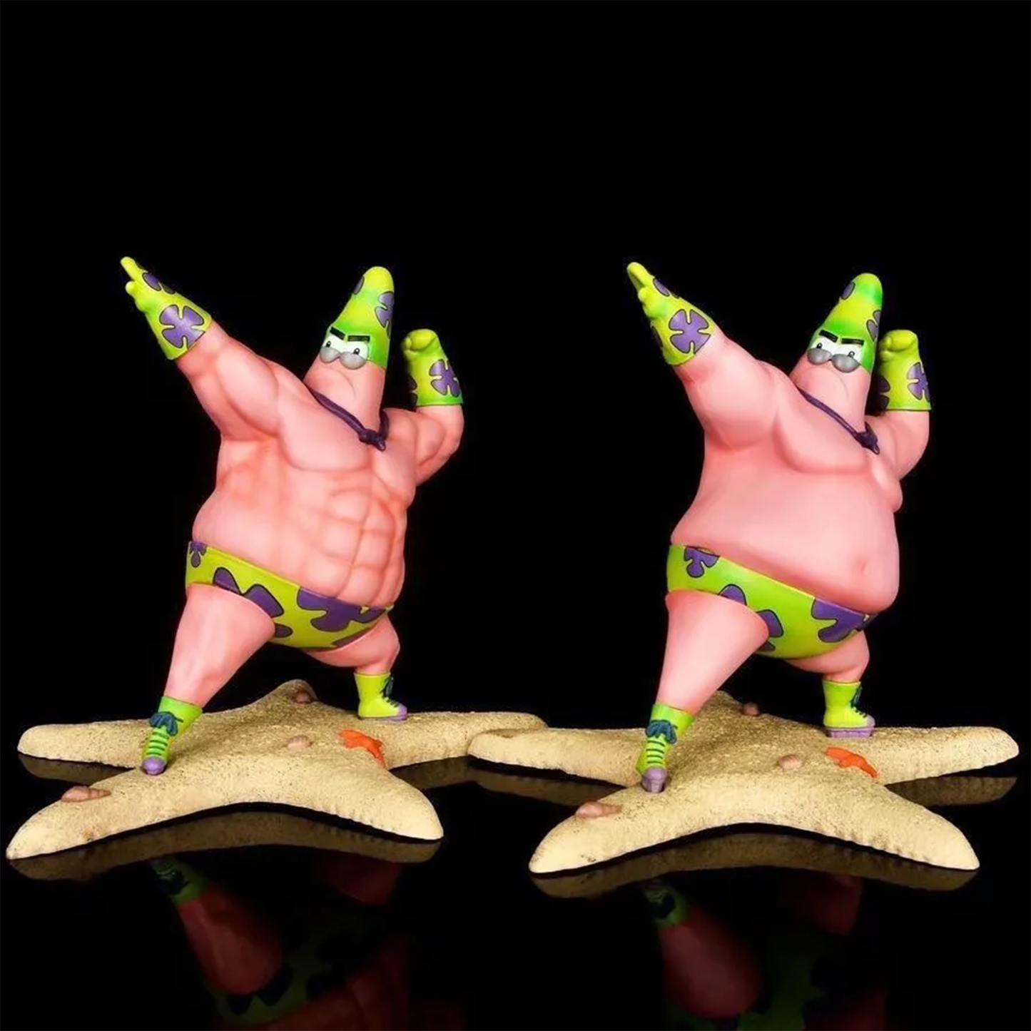 Fun Muscle Patrick Star Figurine - SpongeBob Desk Decor