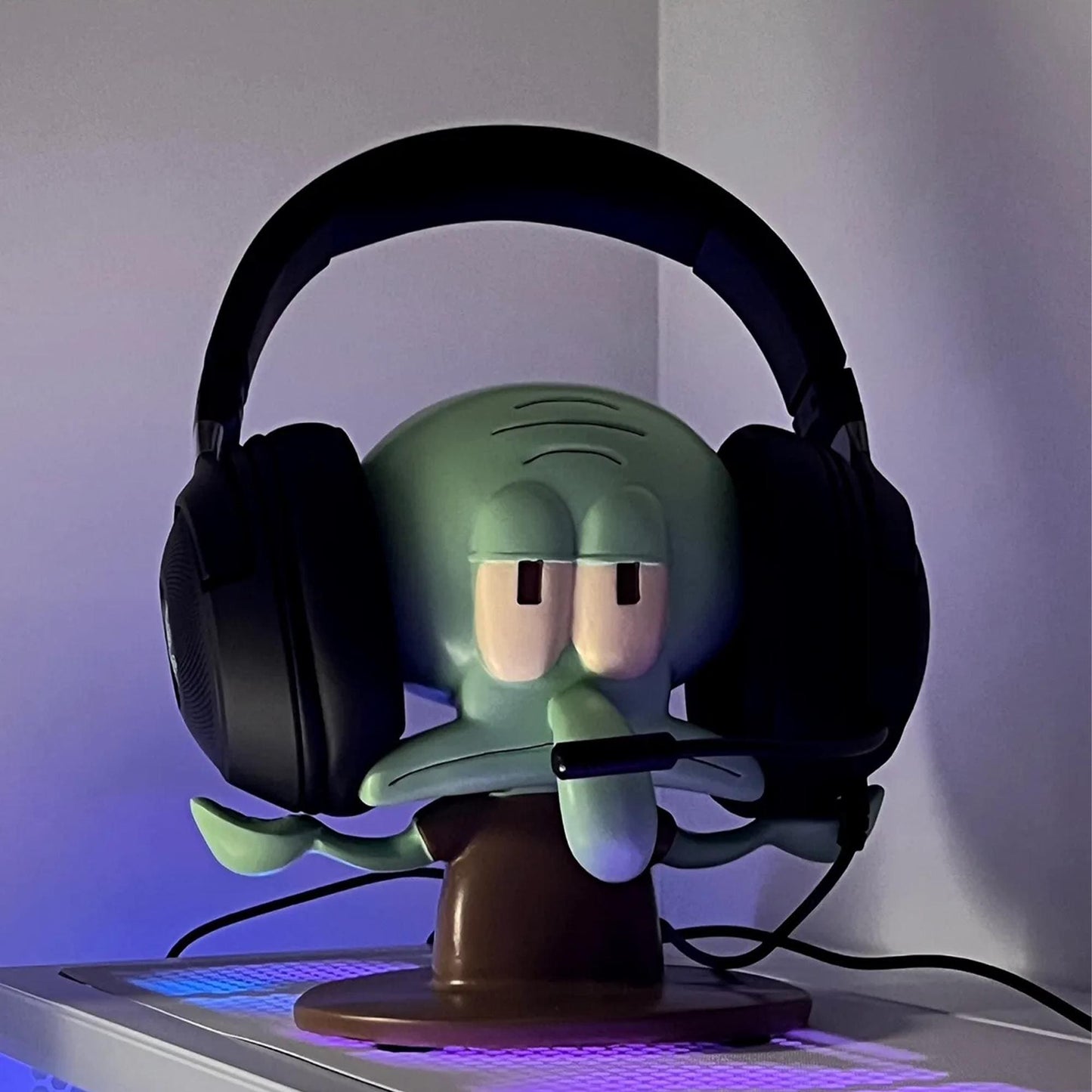 SpongeBob SquarePants  Squidward Headphone Stand, Fun and Creative Gaming Room Decor