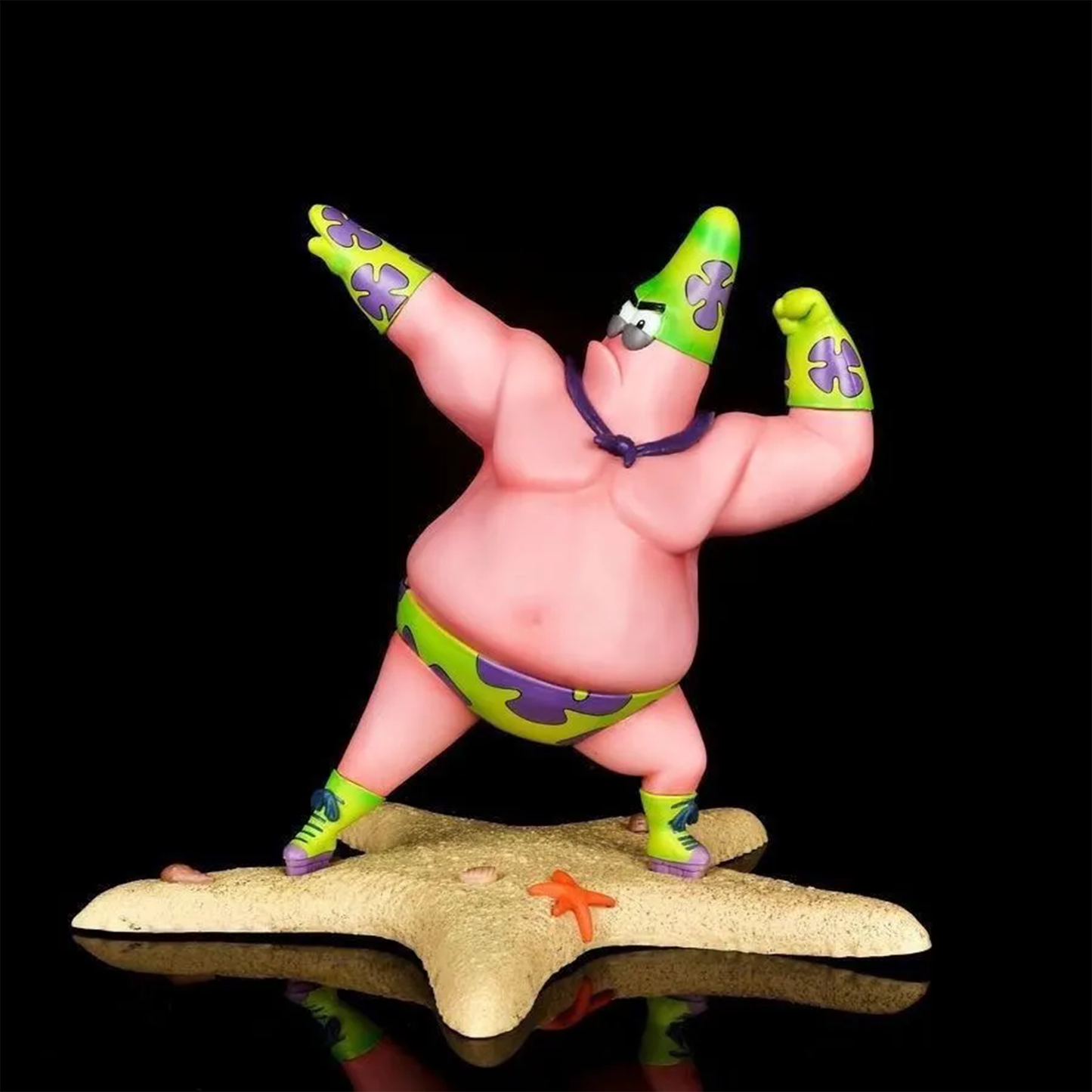 Fun Muscle Patrick Star Figurine - SpongeBob Desk Decor