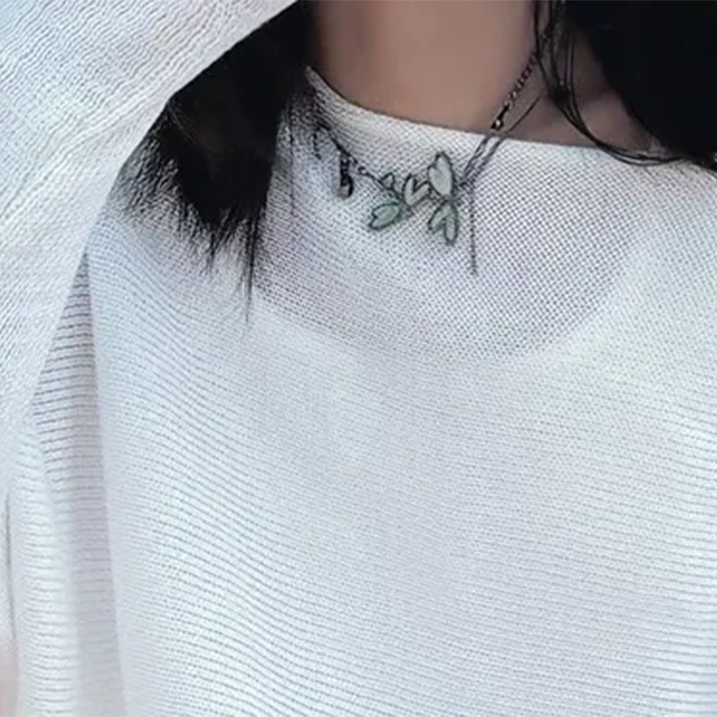 Vintage Dragonfly Choker Necklace – Enamel Wings, Twig Design & Black Gem Accent