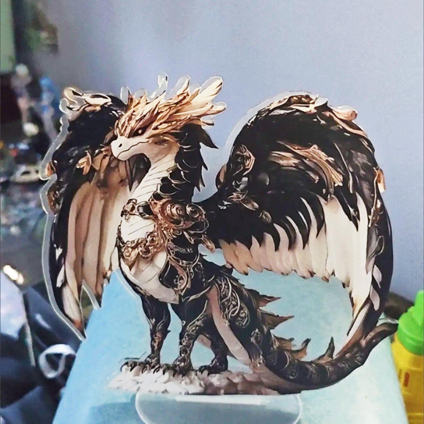 Mythical Dragon Acrylic Stand Figure - Fantasy Creature Decor