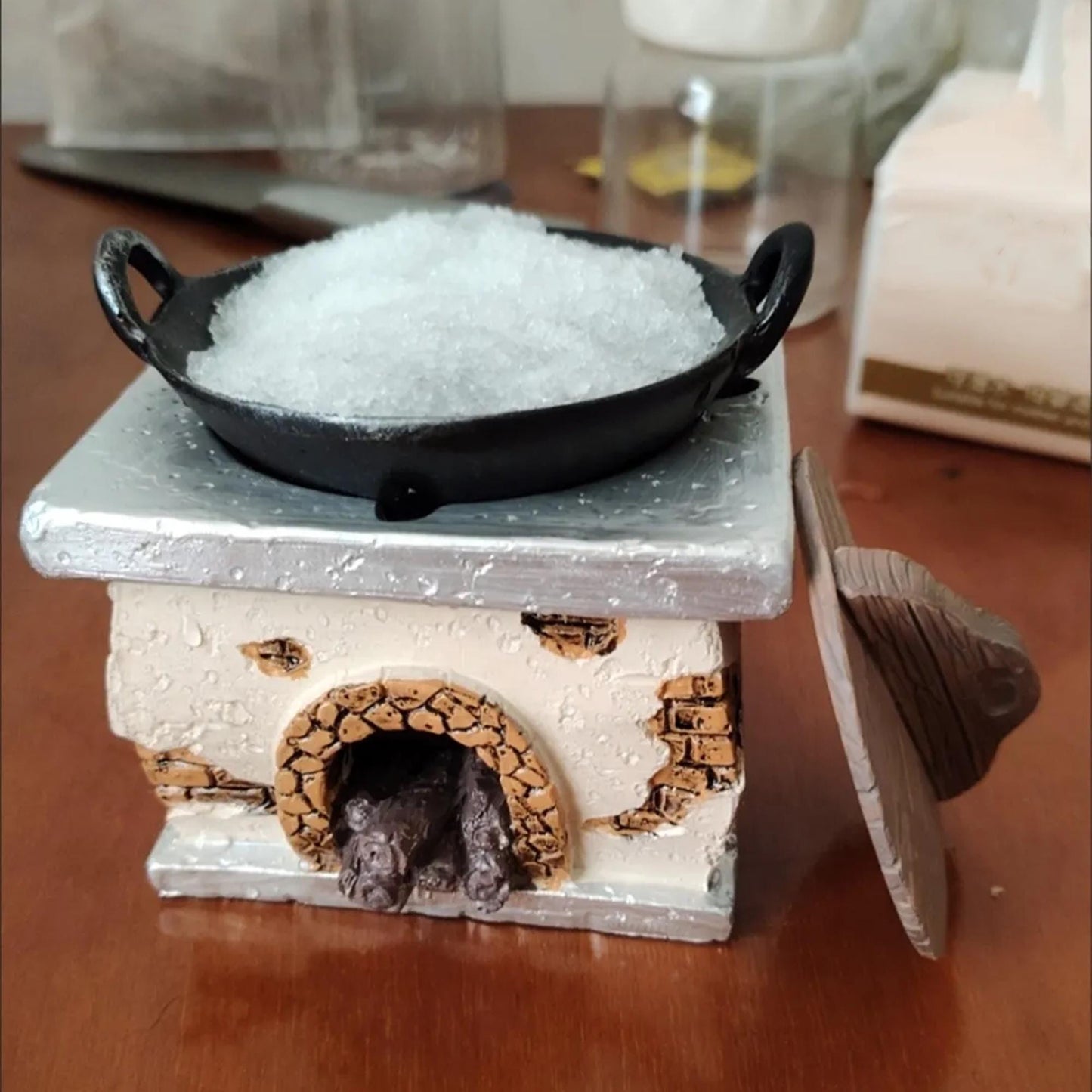 Rustic Stove Ashtray - Wok Design