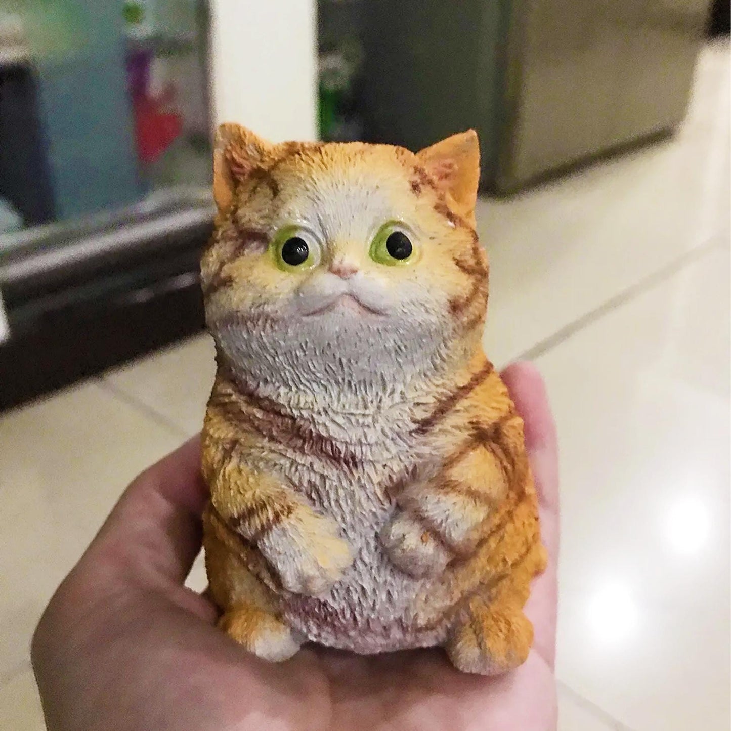 Cute Praying Cat Figurine  Resin Cat Sculpture, Cat Lover Gift, Whimsical Home Decor Accent for Desk & Shelf