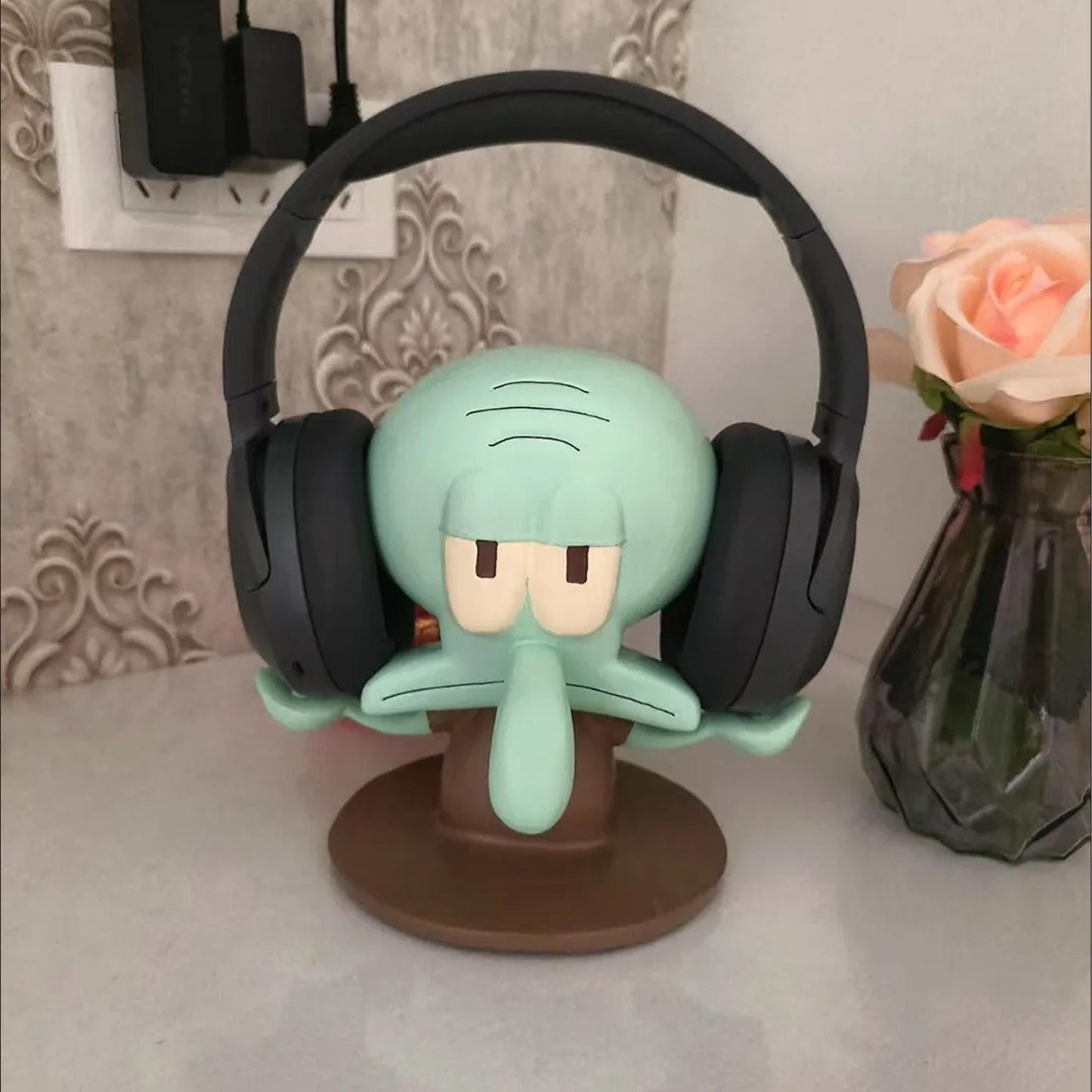 SpongeBob SquarePants  Squidward Headphone Stand, Fun and Creative Gaming Room Decor