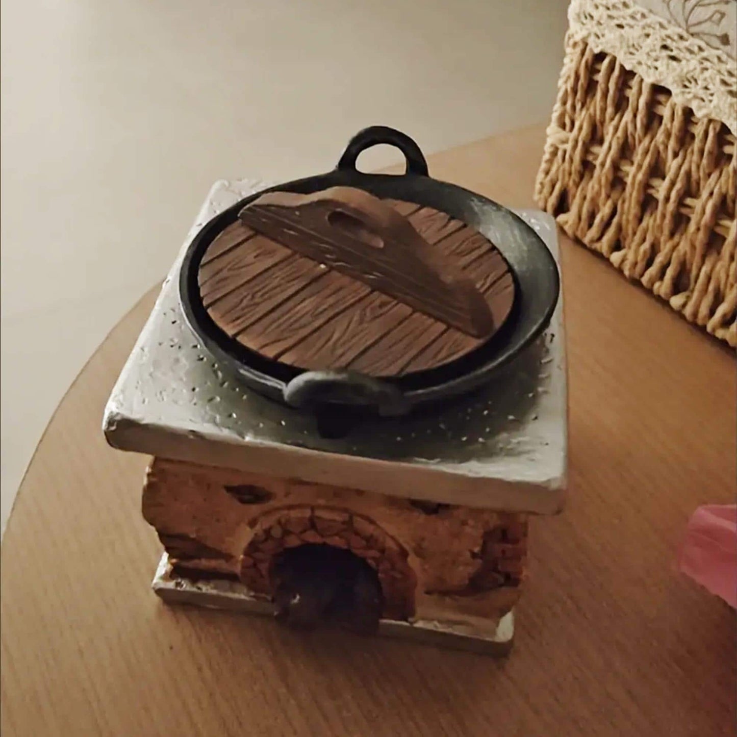 Rustic Stove Ashtray - Wok Design