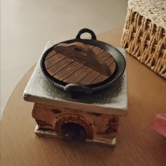 Rustic Stove Ashtray - Wok Design