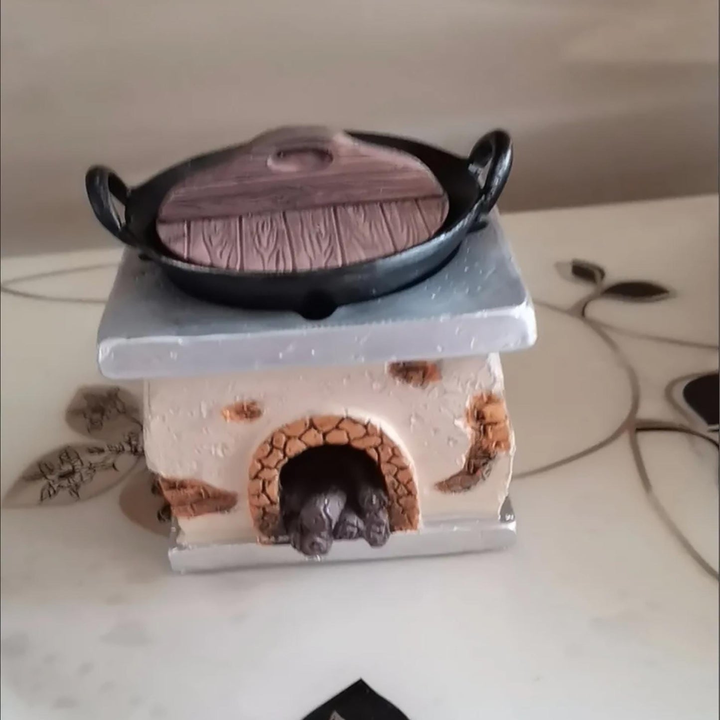 Rustic Stove Ashtray - Wok Design