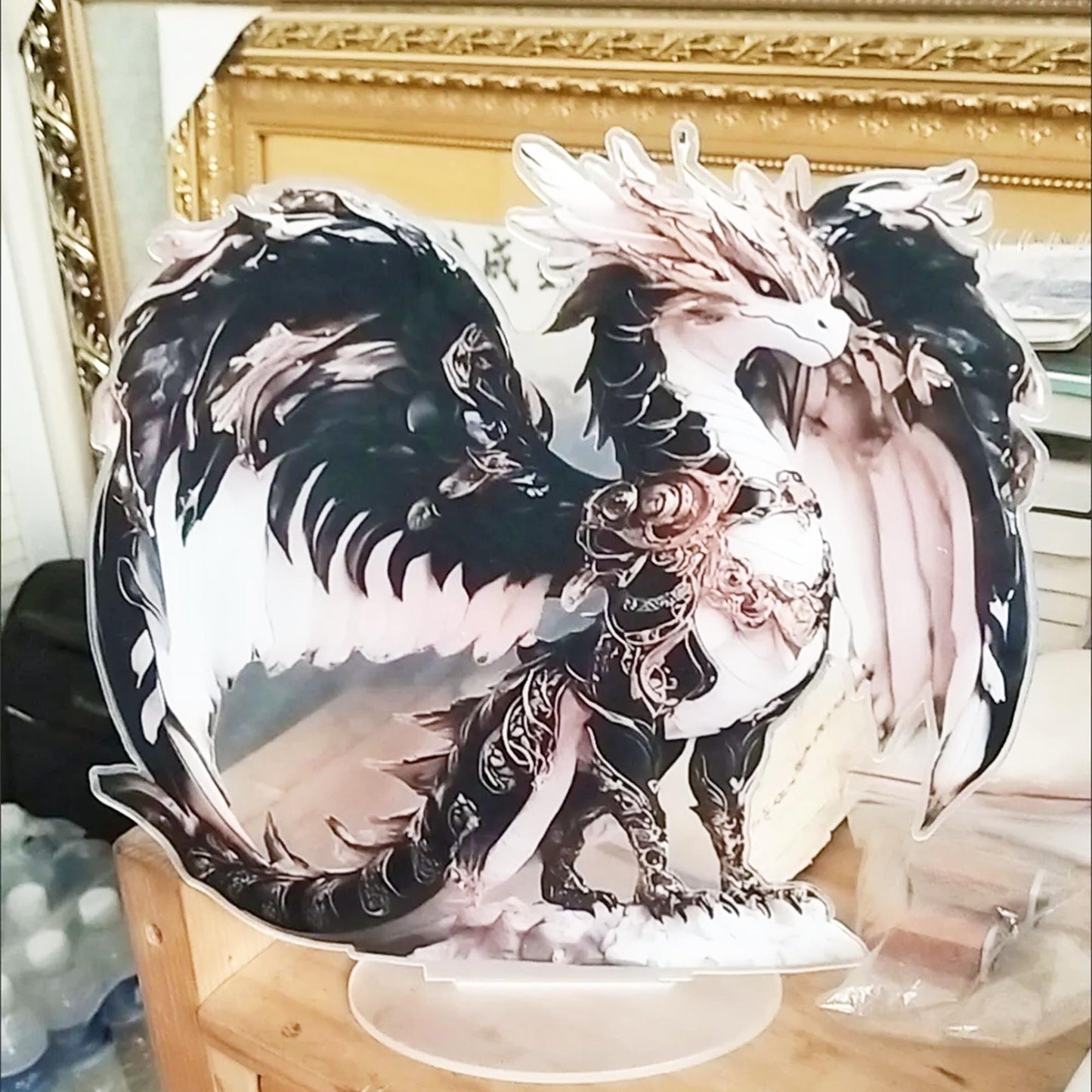 Mythical Dragon Acrylic Stand Figure - Fantasy Creature Decor