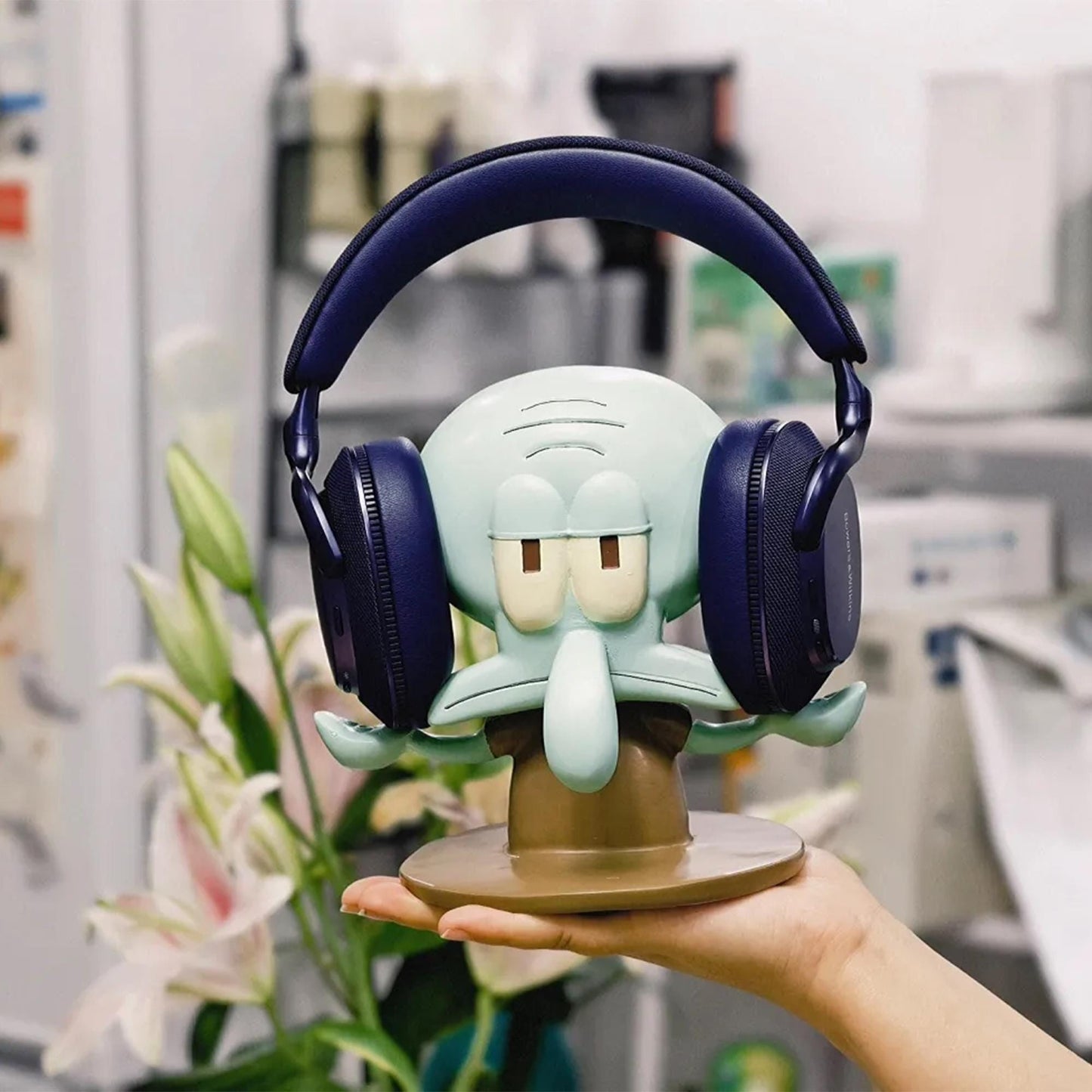 SpongeBob SquarePants  Squidward Headphone Stand, Fun and Creative Gaming Room Decor