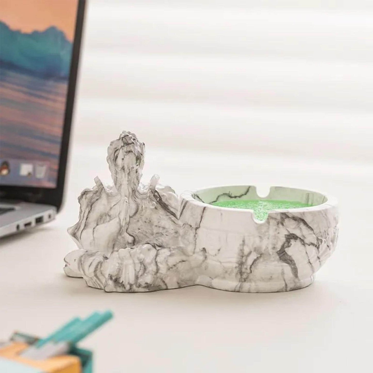 Sculpted Sun Wukong Ashtray (Marble or Glitter Finish)