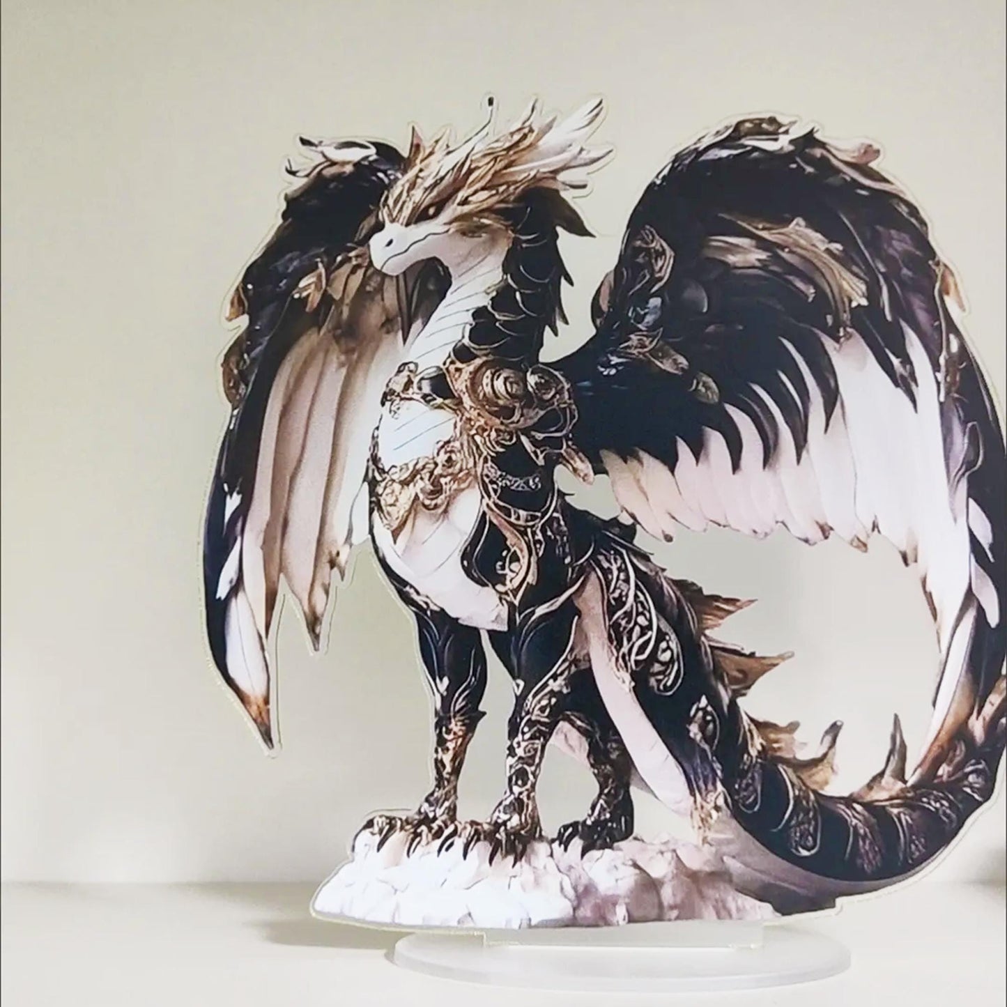Mythical Dragon Acrylic Stand Figure - Fantasy Creature Decor