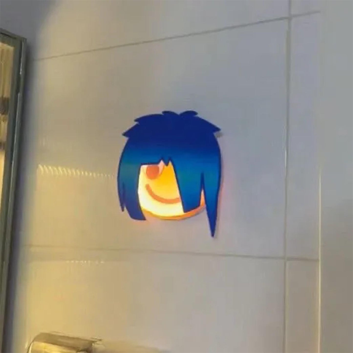 Y2K Emo Night Light  Scene Kid Punk Aesthetic Lamp for Bedroom Desk Goth Room Decor