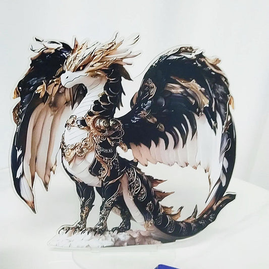 Mythical Dragon Acrylic Stand Figure - Fantasy Creature Decor