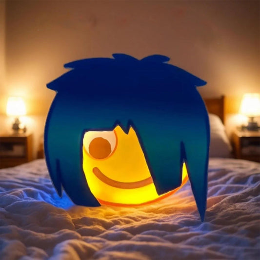 Y2K Emo Night Light  Scene Kid Punk Aesthetic Lamp for Bedroom Desk Goth Room Decor